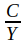 c/y