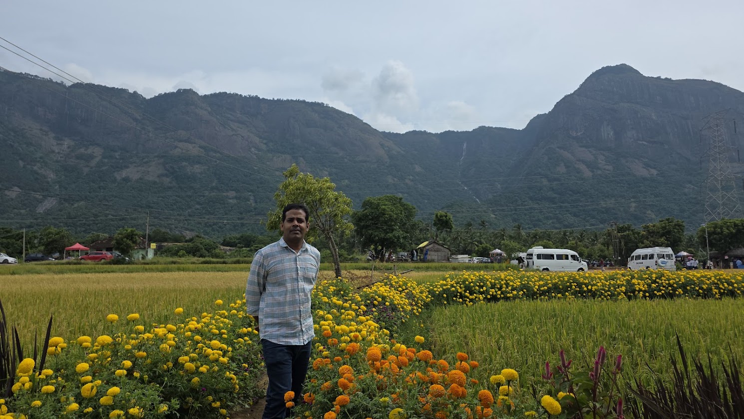Landscape with mountains