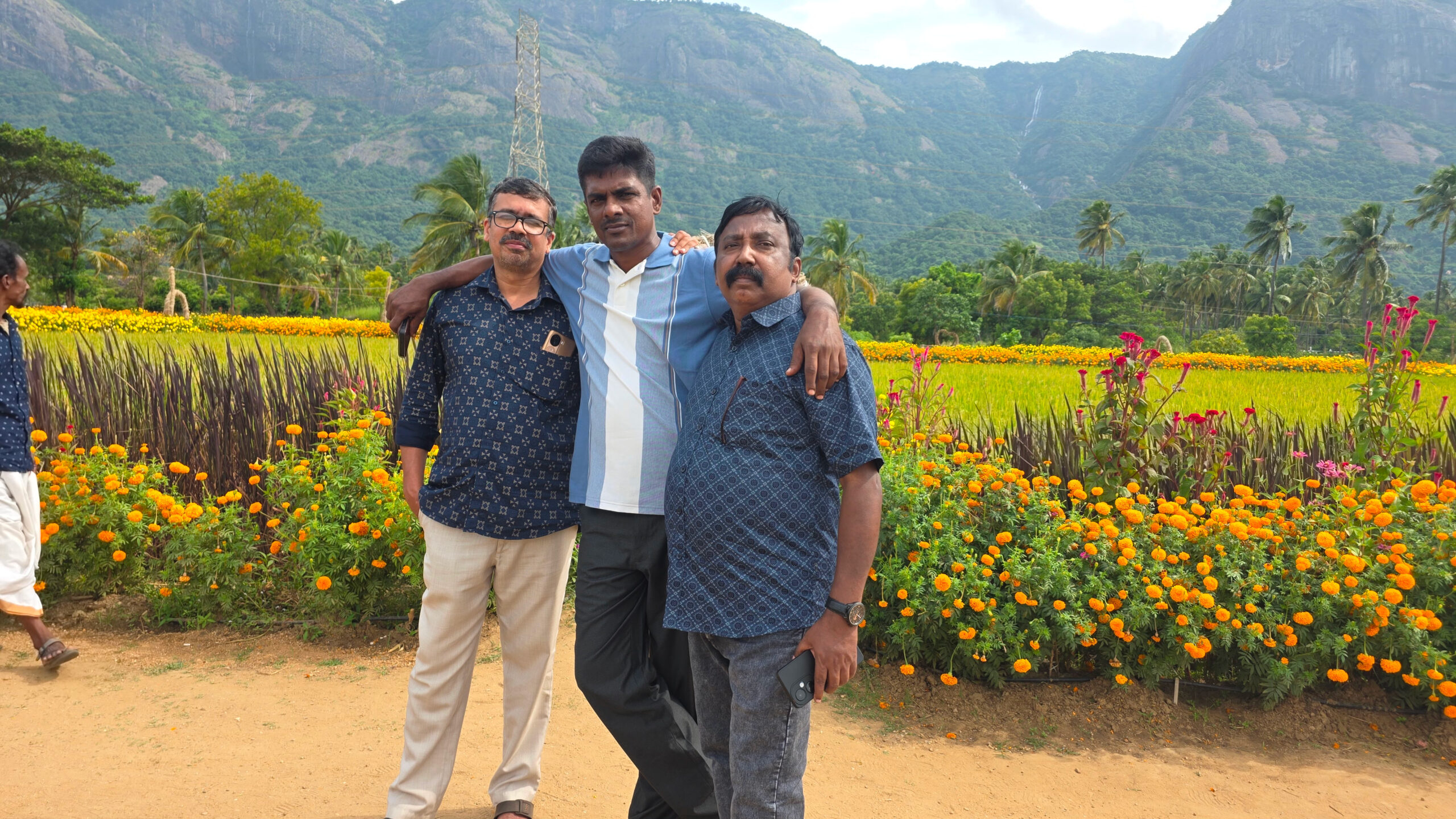 Friends enjoying trip